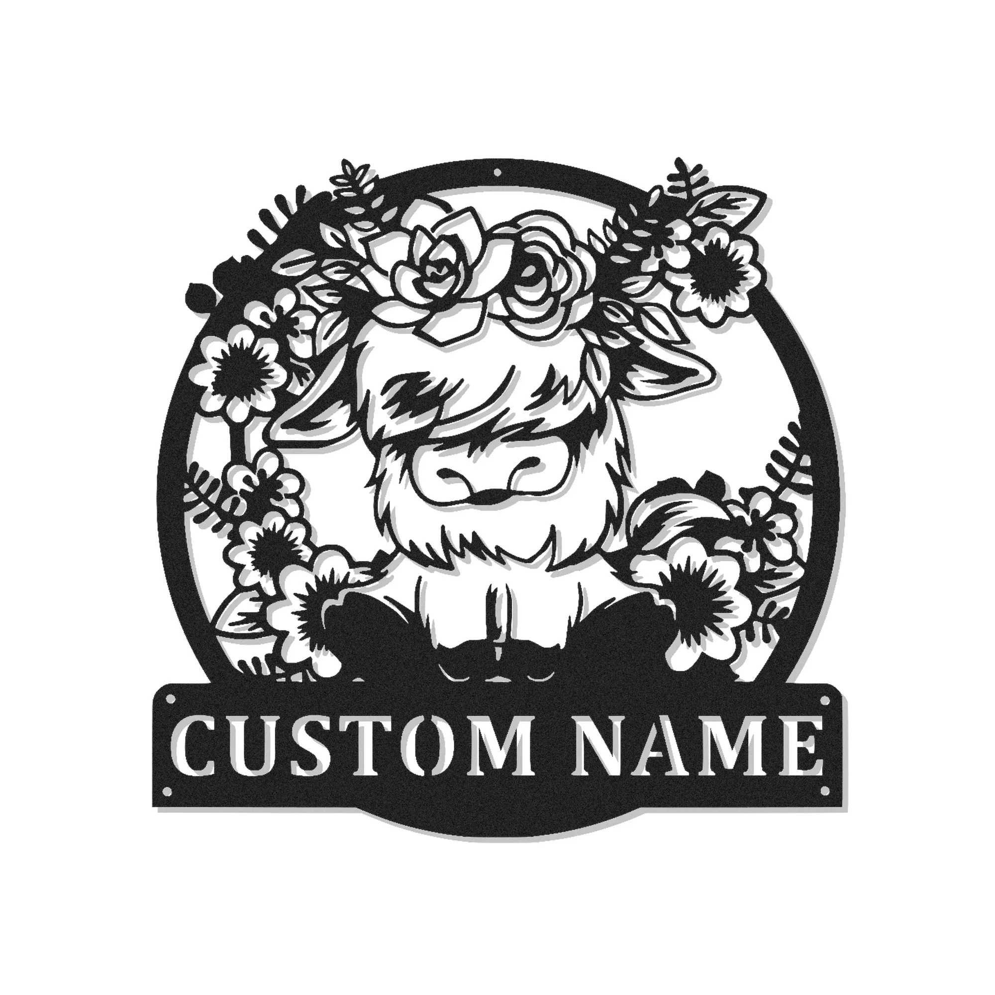 Compra Arte de Pared de Metal Cortado con Láser Personalizado y Señales Comerciales