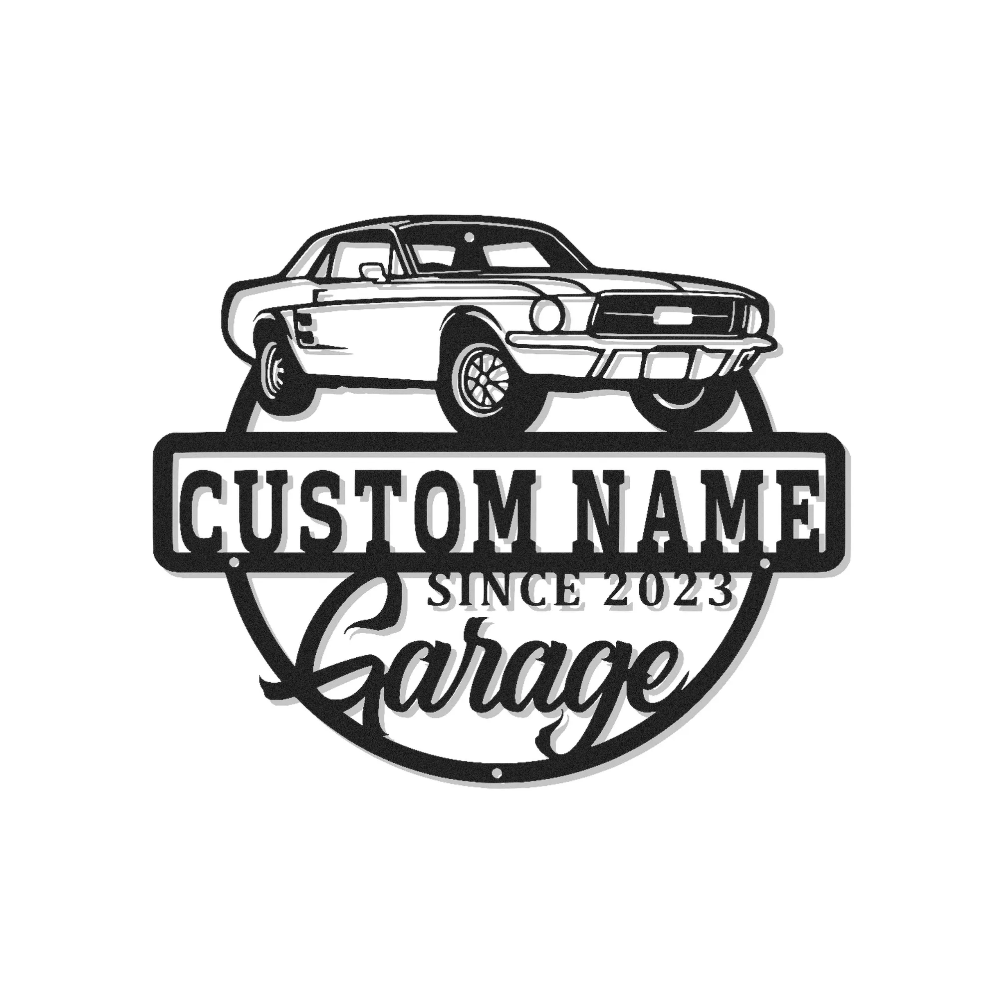 Compra Arte de Pared de Metal Cortado con Láser Personalizado y Señales Comerciales