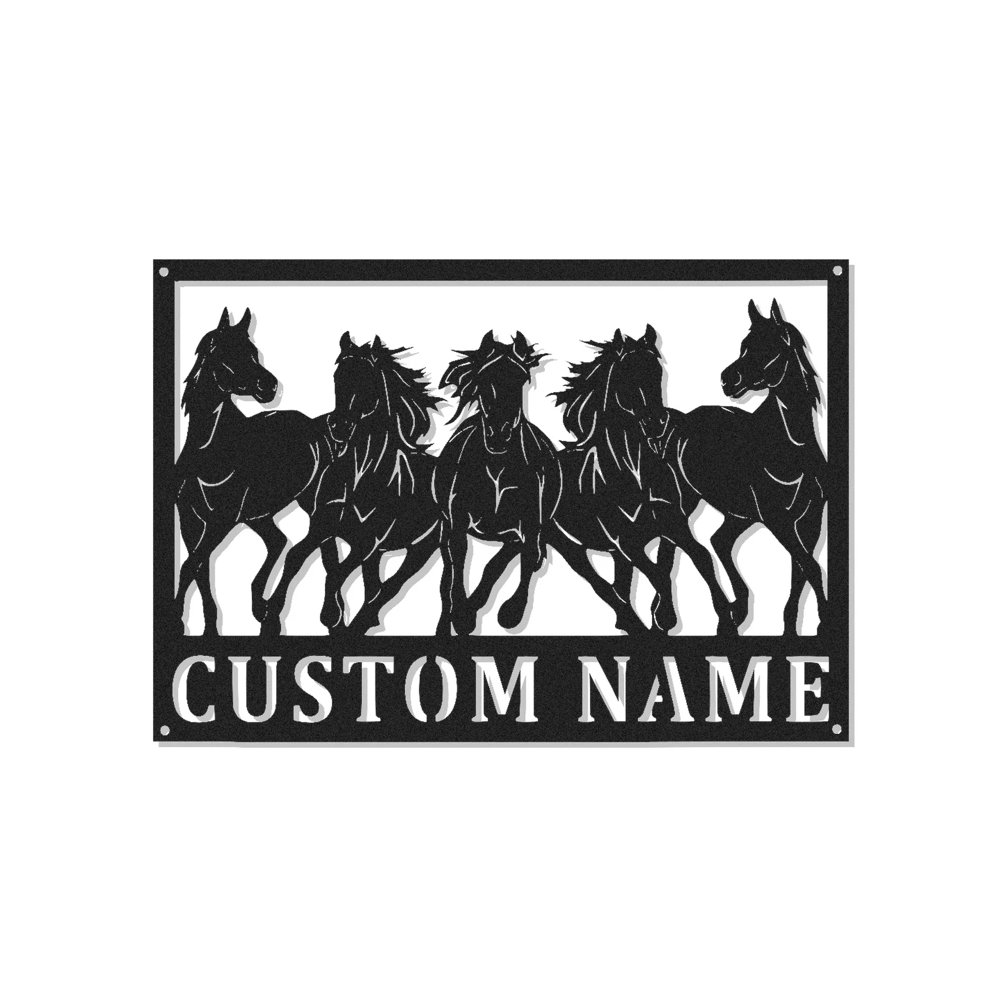 Compra Arte de Pared de Metal Cortado con Láser Personalizado y Señales Comerciales