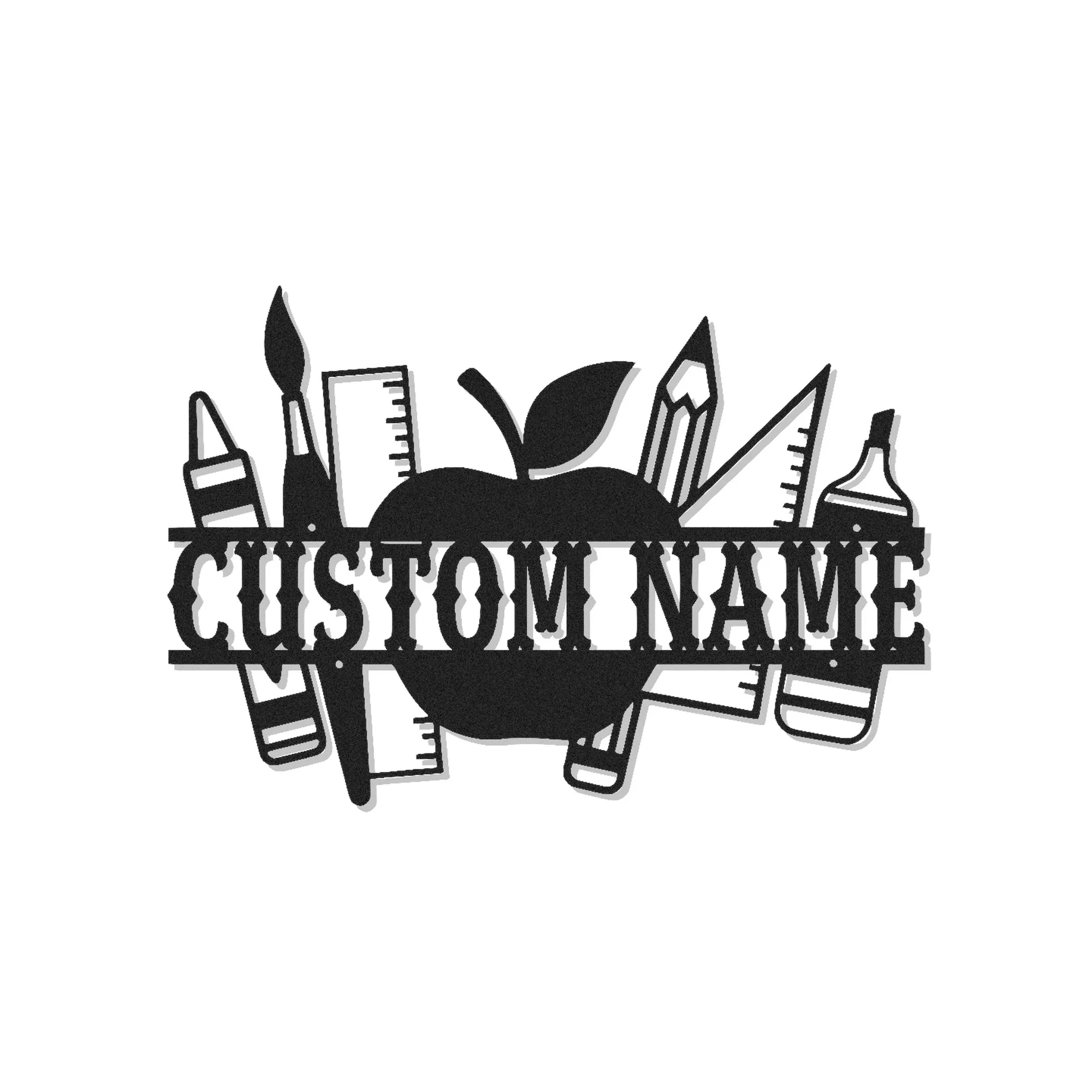 Compra Arte de Pared de Metal Cortado con Láser Personalizado y Señales Comerciales