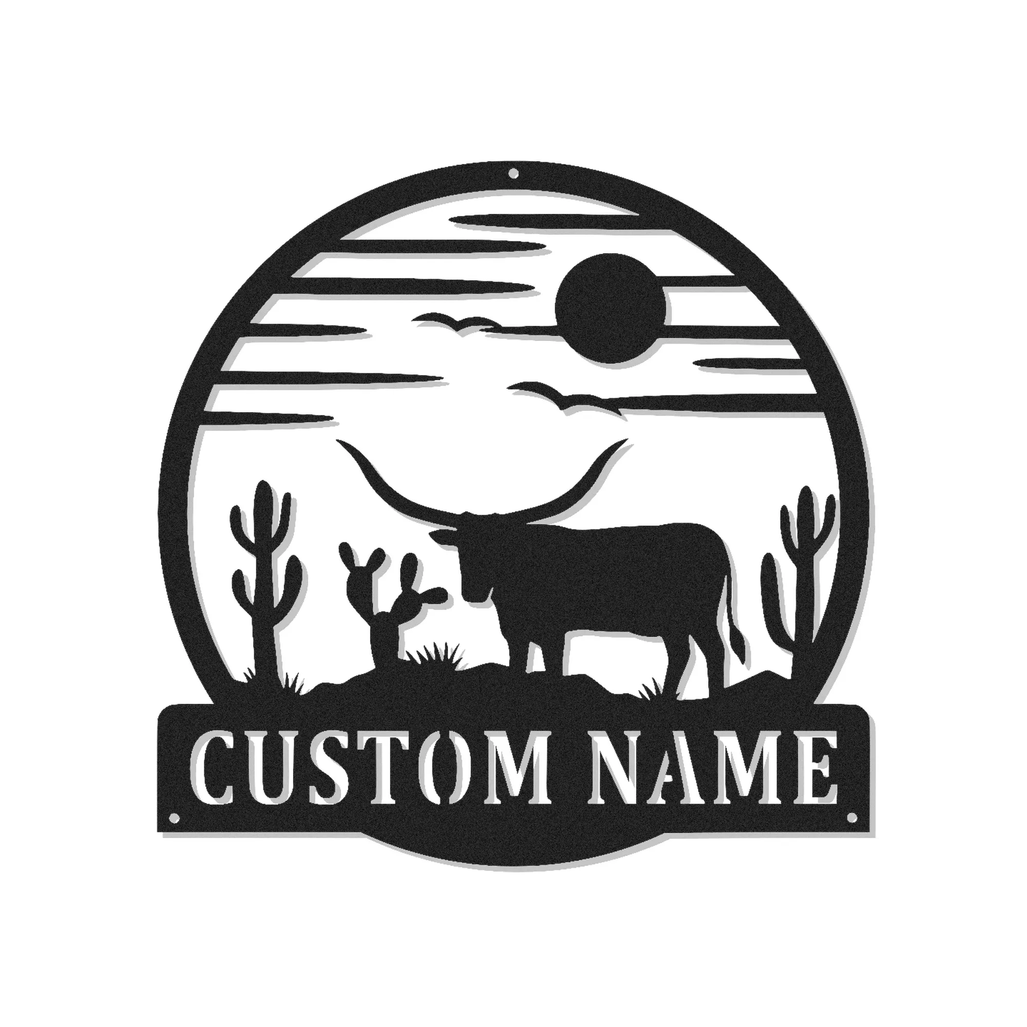 Compra Arte de Pared de Metal Cortado con Láser Personalizado y Señales Comerciales