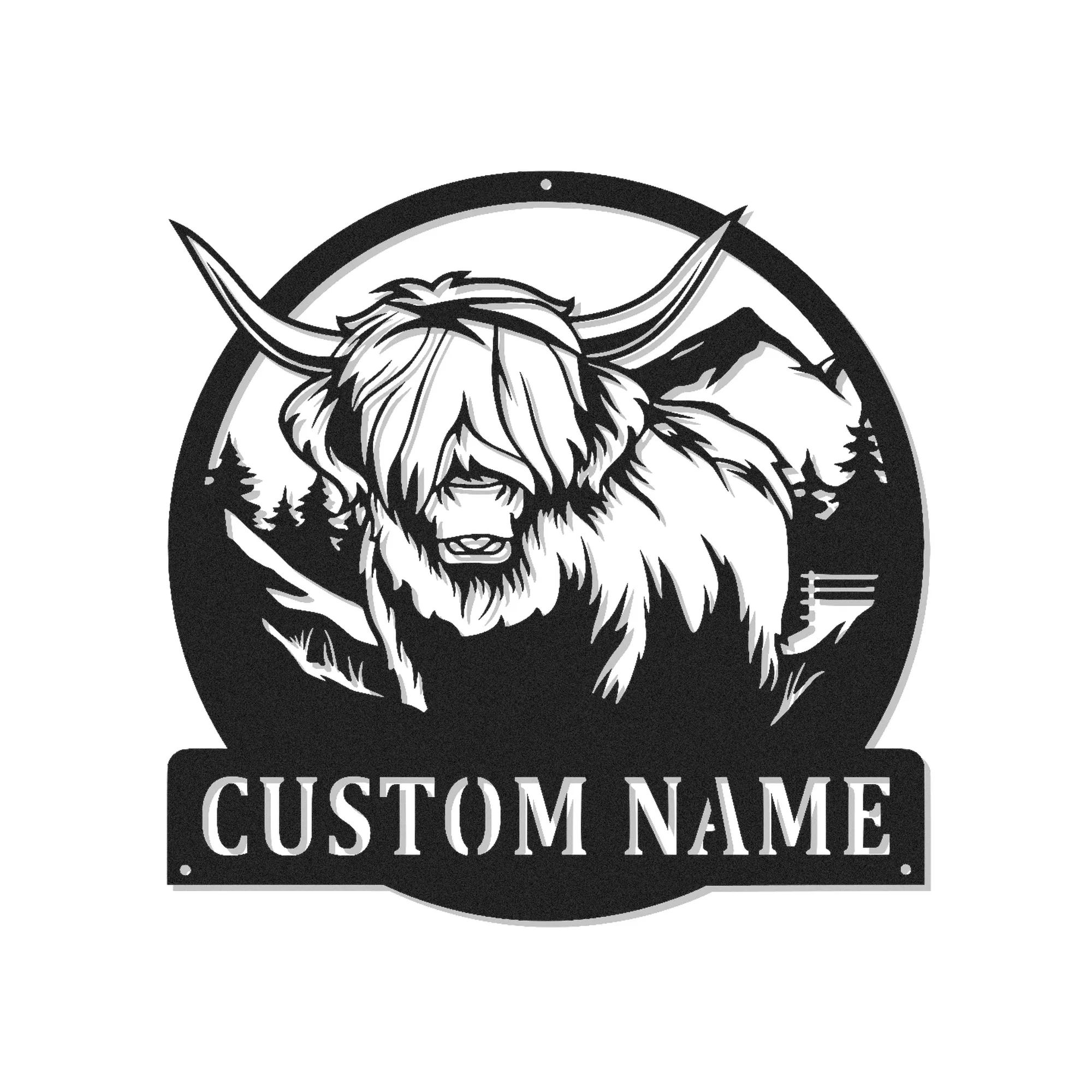Compra Arte de Pared de Metal Cortado con Láser Personalizado y Señales Comerciales