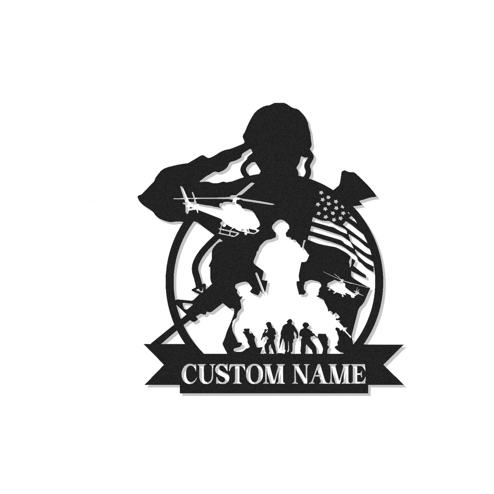 Compra Arte de Pared de Metal Cortado con Láser Personalizado y Señales Comerciales