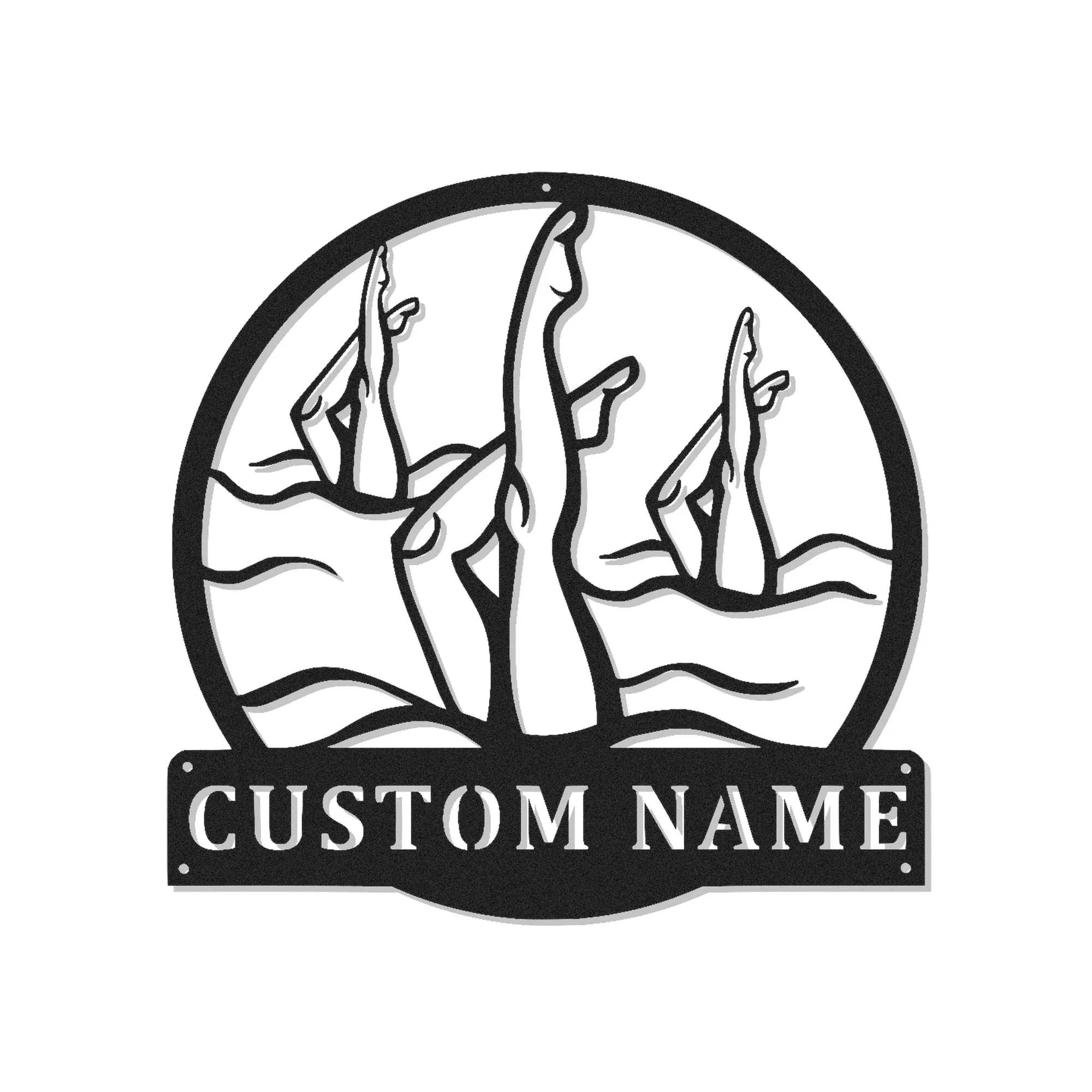 Compra Arte de Pared de Metal Cortado con Láser Personalizado y Señales Comerciales