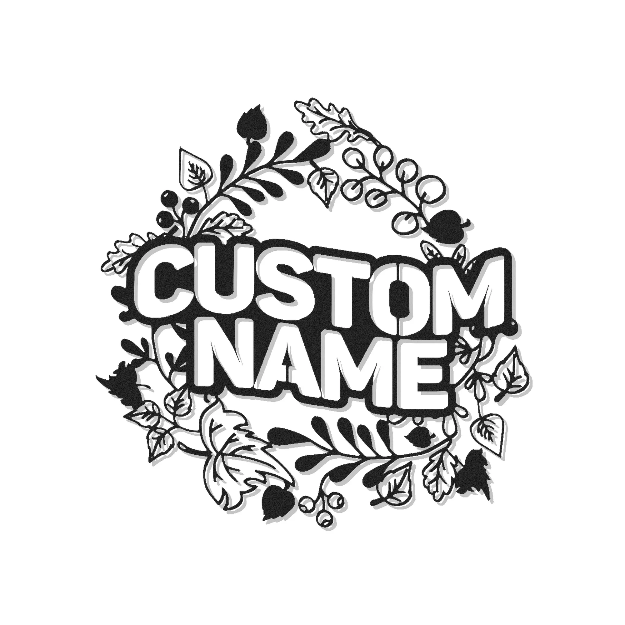Compra Arte de Pared de Metal Cortado con Láser Personalizado y Señales Comerciales