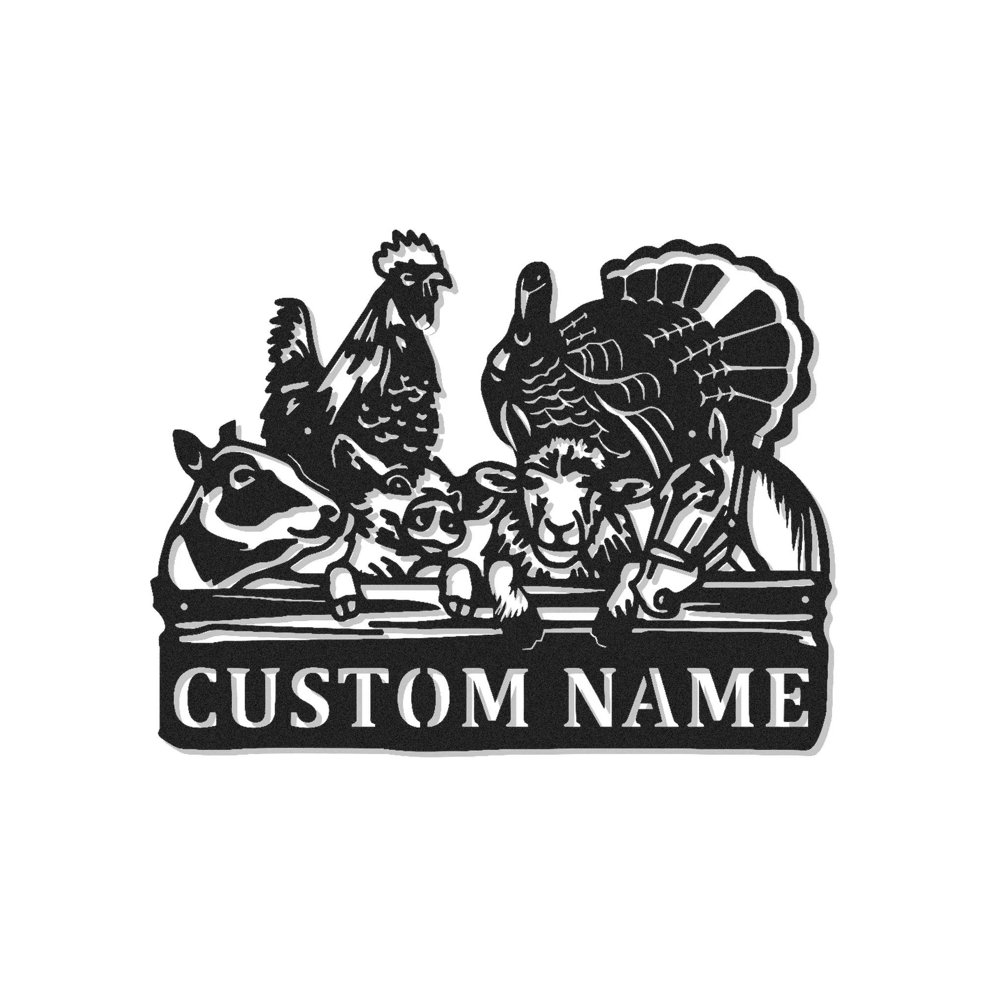 Compra Arte de Pared de Metal Cortado con Láser Personalizado y Señales Comerciales