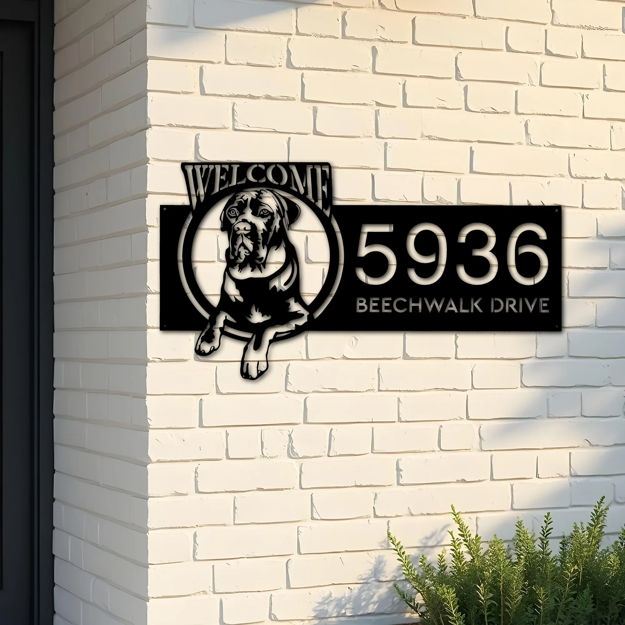 Address Sign