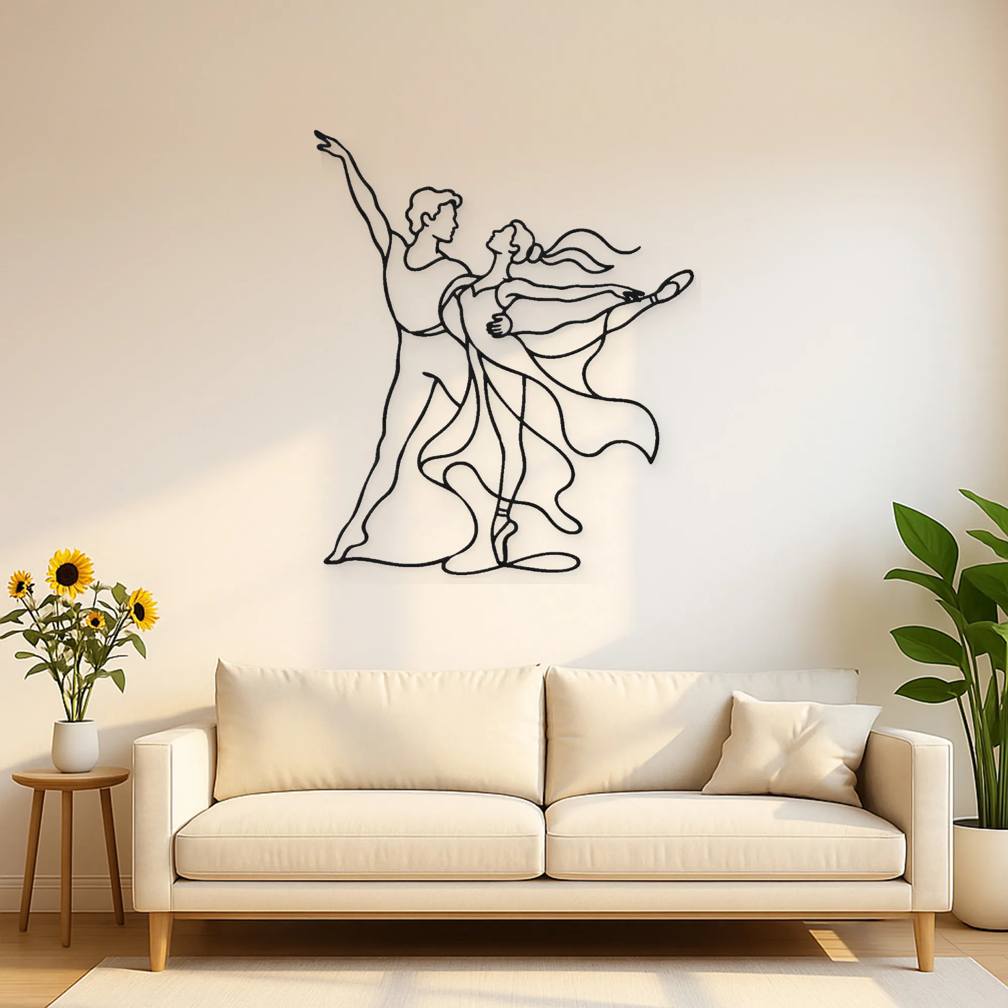 Line Art Metal Wall Decors