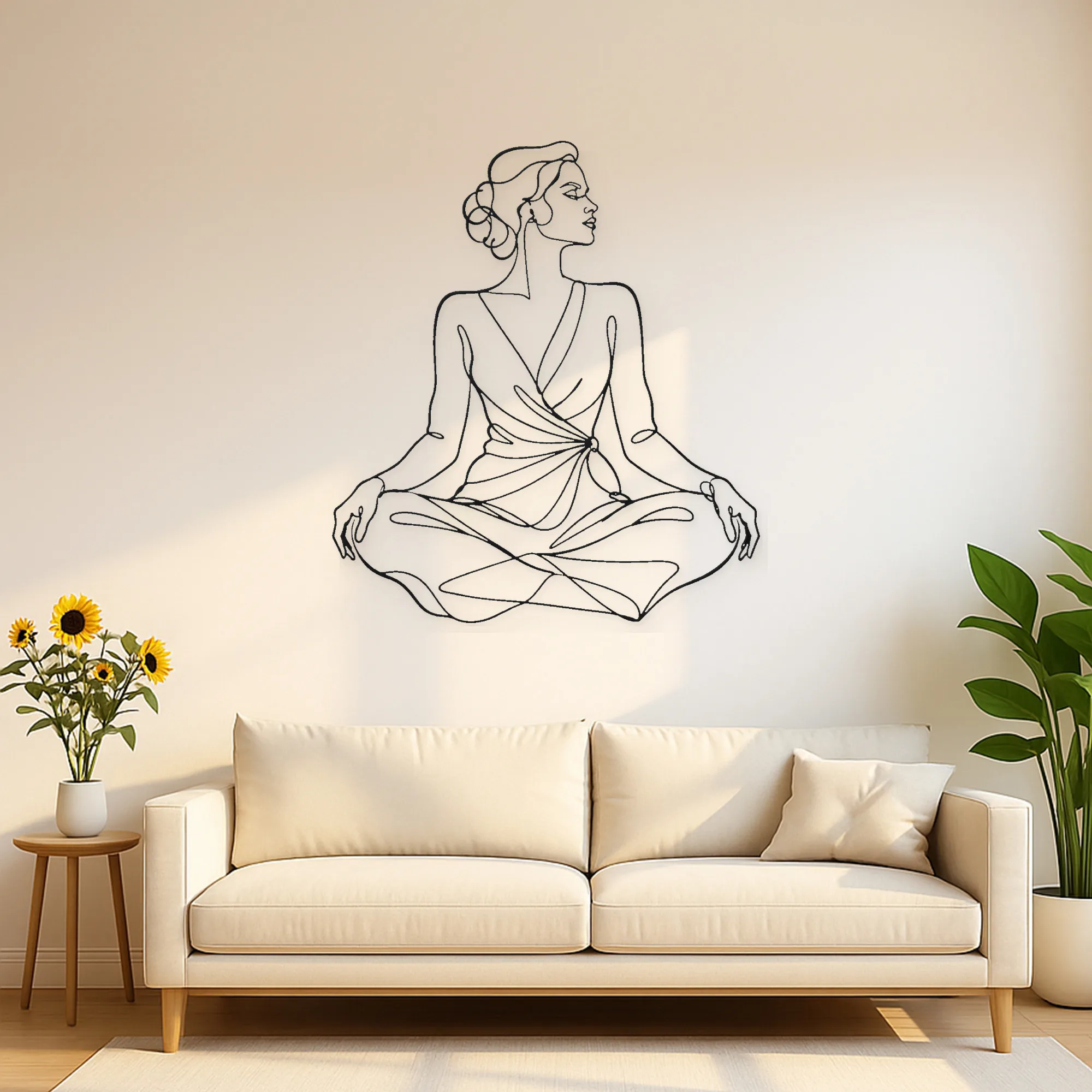Line Art Metal Wall Decors