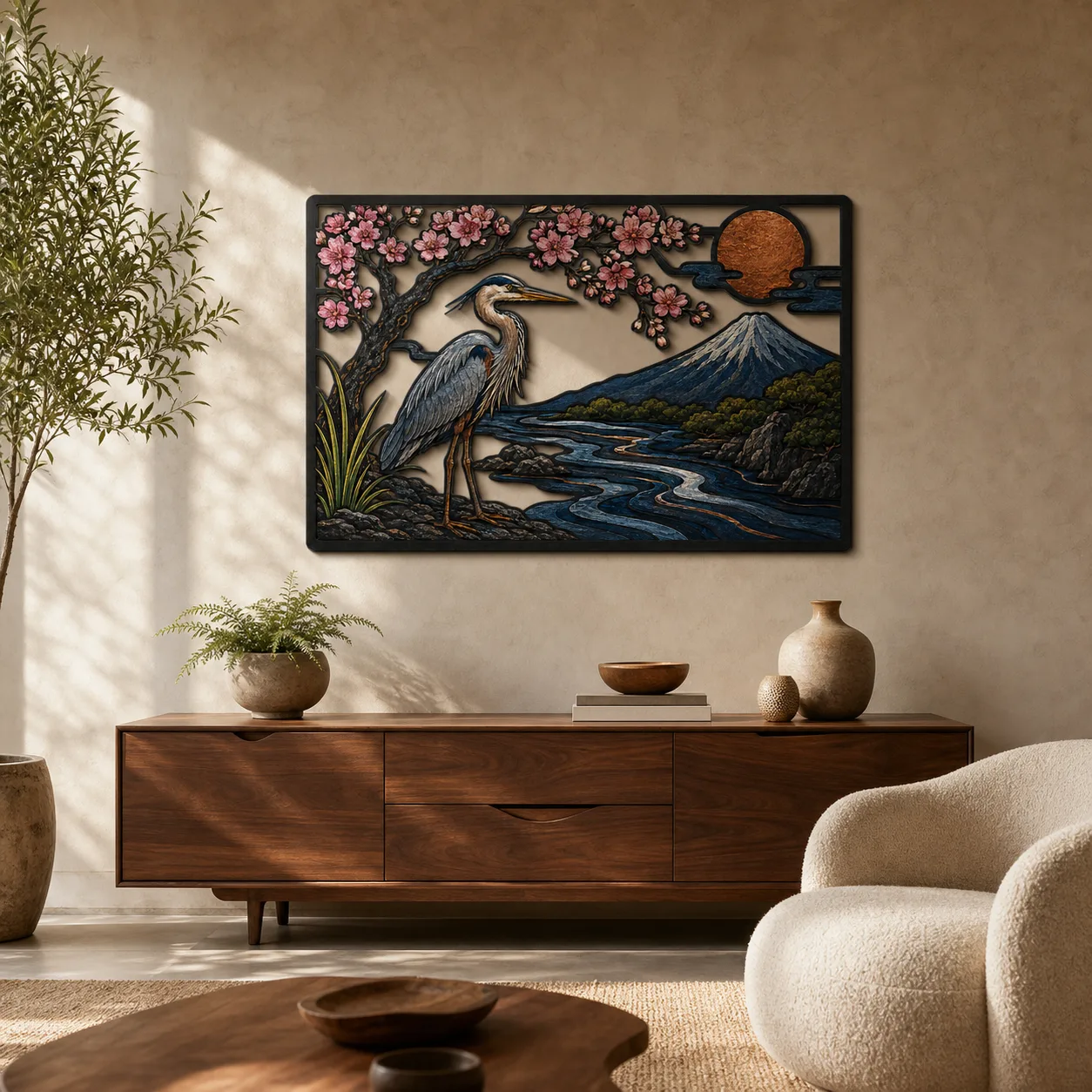 Décoration murale en métal
