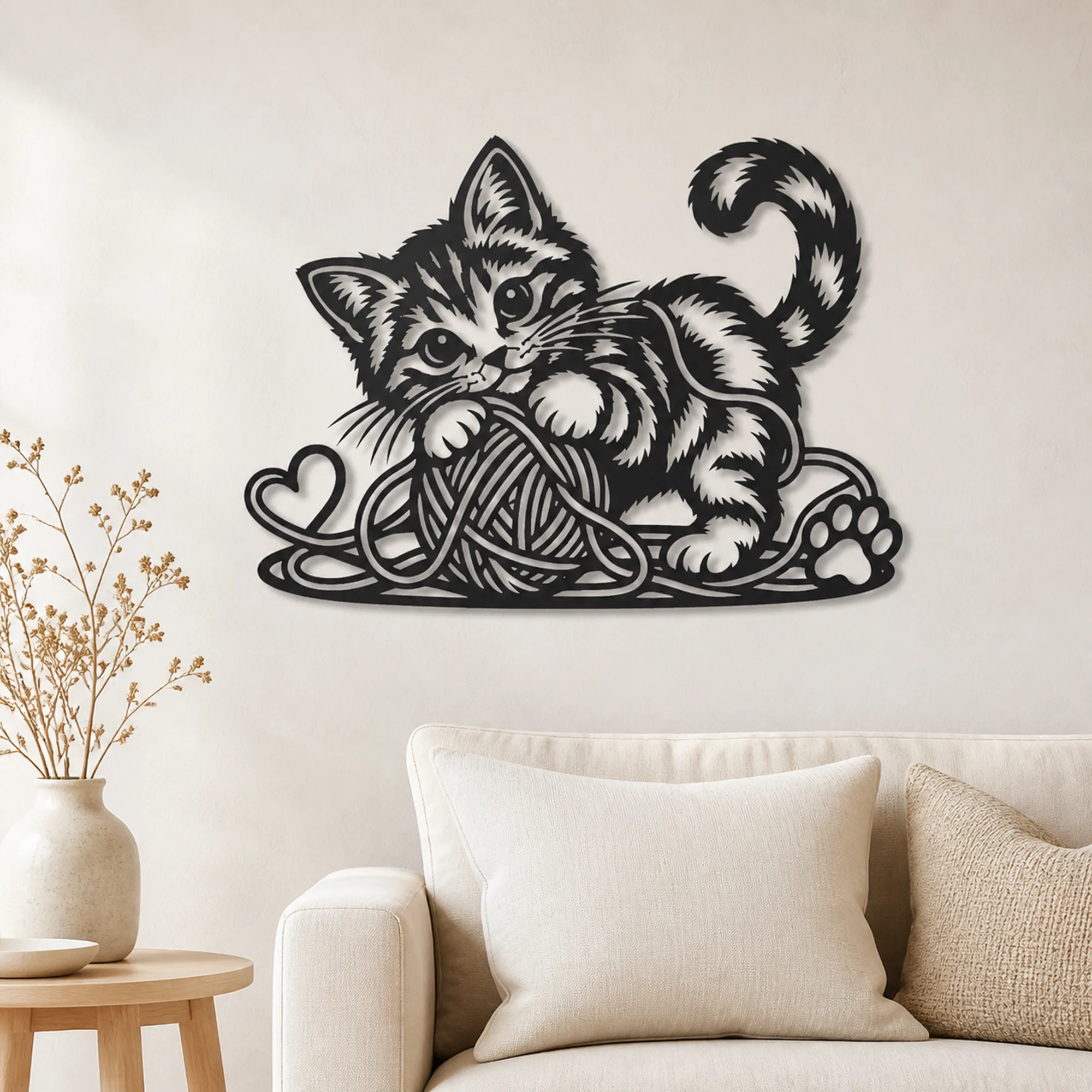 Boutique d'art mural en métal découpé au laser et enseignes d'entreprise sur mesure