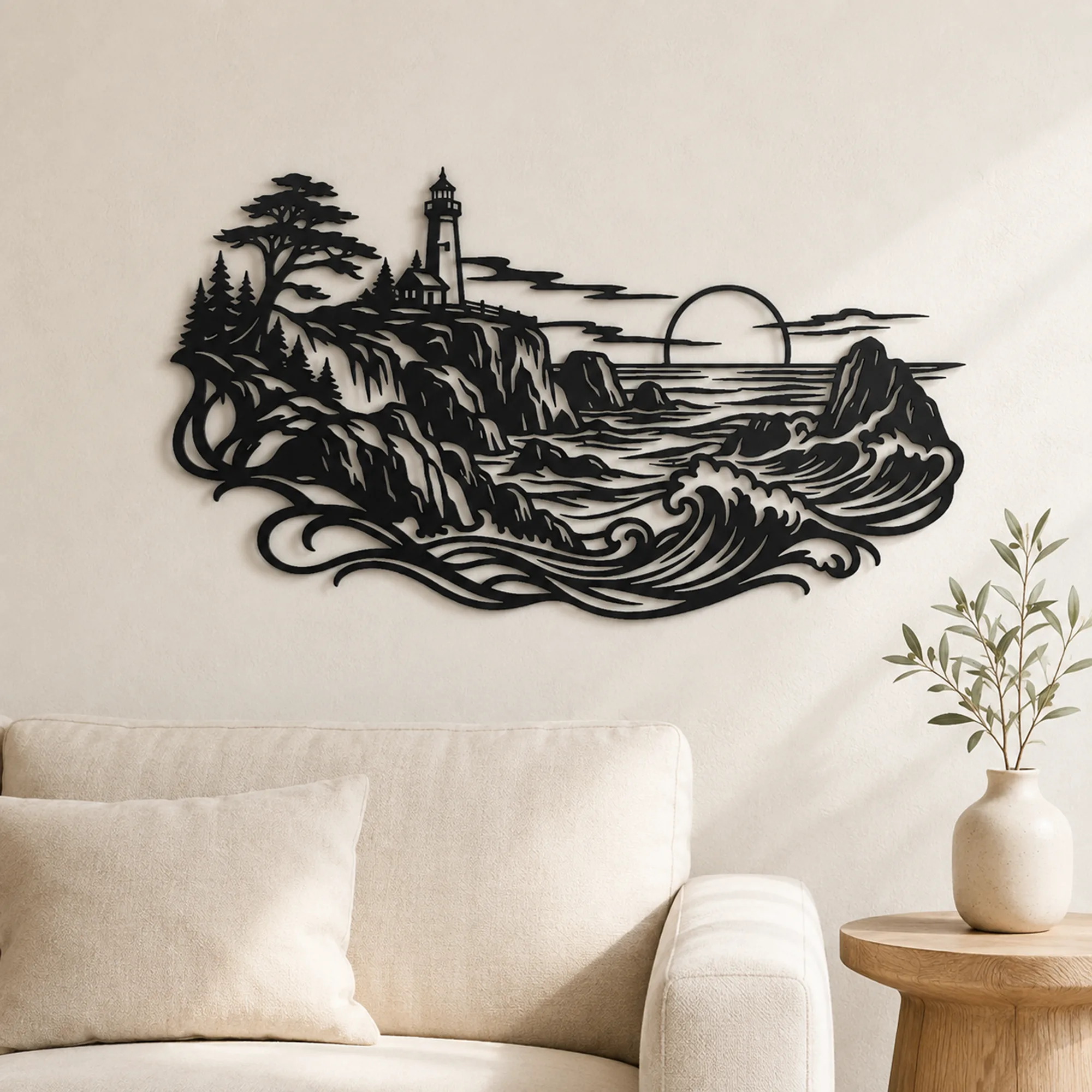 Boutique d'art mural en métal découpé au laser et enseignes d'entreprise sur mesure