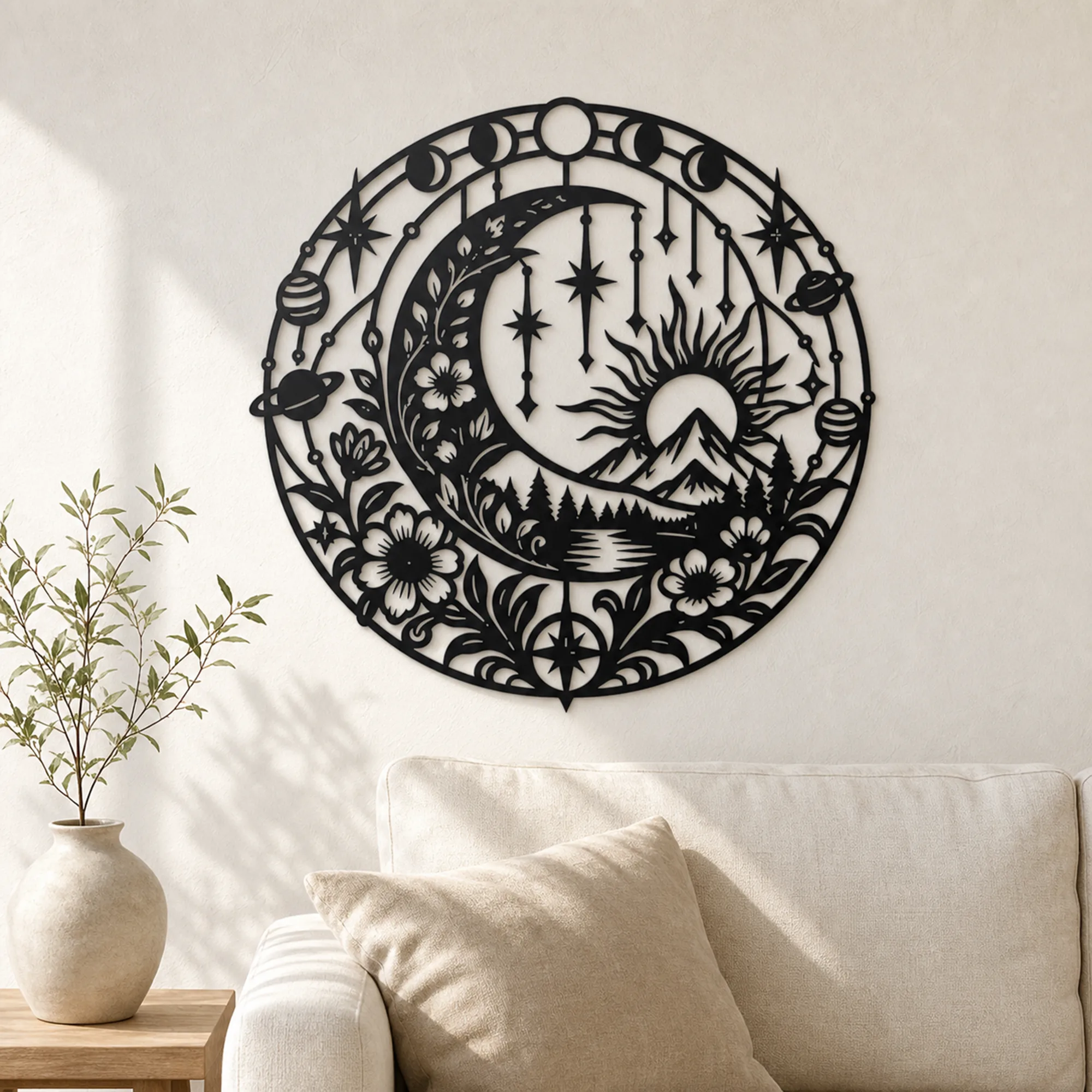 Boutique d'art mural en métal découpé au laser et enseignes d'entreprise sur mesure