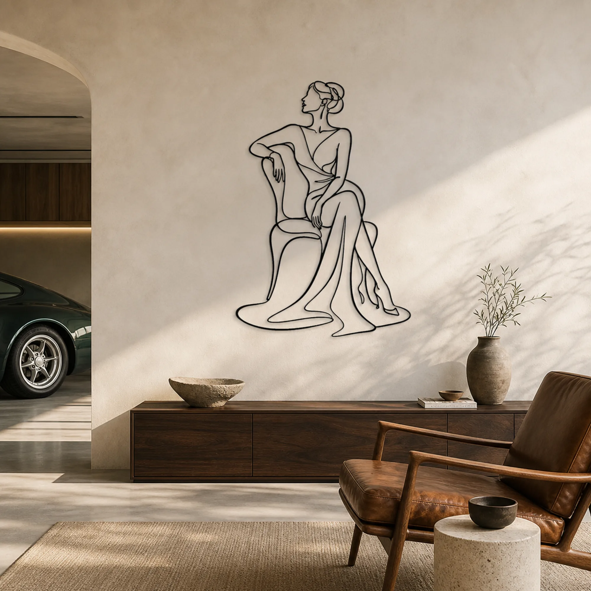 Boutique d'art mural en métal découpé au laser et enseignes d'entreprise sur mesure