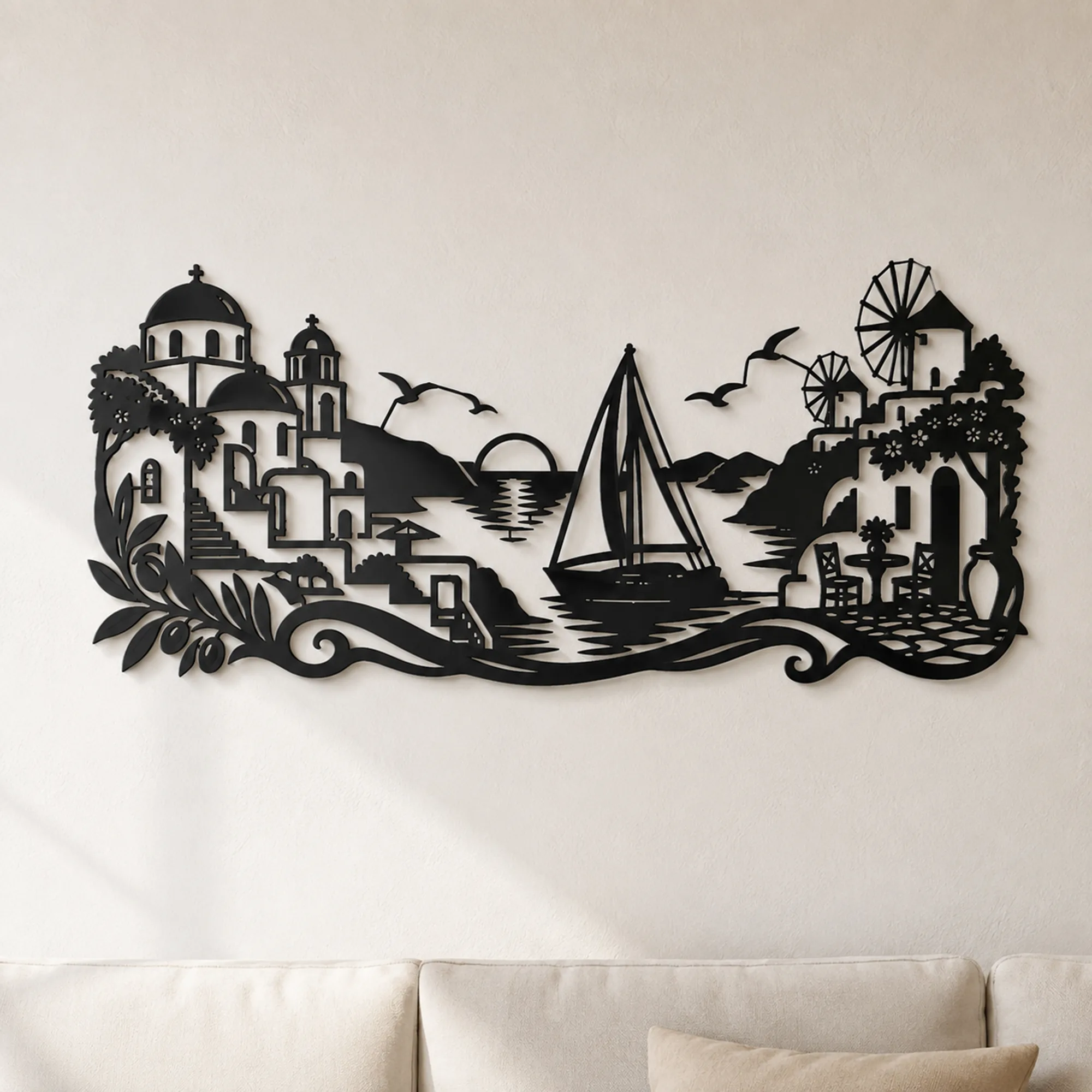 Boutique d'art mural en métal découpé au laser et enseignes d'entreprise sur mesure